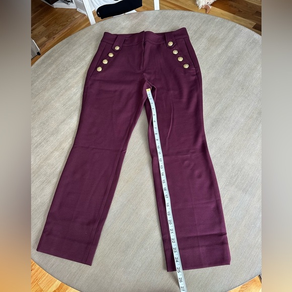 White House Black Market Jolie button straight luxe stretch port 8R nwt - Picture 4 of 6